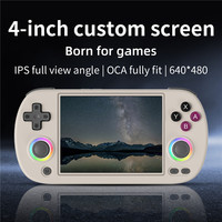 ANBERNIC-Lecteur vidéo portable RG40XXH, 640x480, 4.0 pouces, écran, compatible 2.4, 5G, WIFI, 64 Go, 128 Go, 256 Go, pour jeux PSP FC