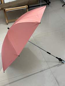 कस्टम डिज़ाइन किए गए मैनुअल सूर्य संरक्षण समुद्र तट कुर्सी छतरी 360 समायोज्य सार्वभौमिक क्लैंप स्फ 50 + नई फैशन फोल्डेबल स्टील रिब - Product Image 6