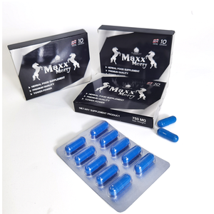 Boîte de 10 capsules de haute qualité de suppléments d'extrait de plantes de marque privée personnalisée pour la santé des hommes-pas pour les adolescentes et les femmes enceintes - Product Image 2