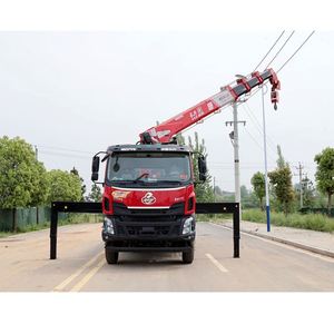 Camion-grue Liuzhou Chenglong H5 6*4 équipé d'une grue à flèche droite Changxing de 12 tonnes avec échelle - Product Image 4
