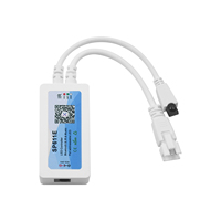 Bande LED adressable Bluetooth SP611E SceneX, DC5V 12V 24V, application musicale, télécommande IR 38 touches, contrôleur LED WS2812 WS2811