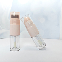 Bouteille de fond de teint liquide de bâton de correcteur vide rose personnalisé de vente chaude avec brosse pour emballage cosmétique
