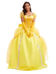 Disfraz de Princesa Bella de La Bella y la Bestia para Halloween, Cosplay, Venta al por Mayor Transfronteriza, Dropshipping, Traje para Fiesta de Juego de Roles - Product Image 1