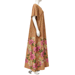 Abaya LD à manches courtes, vêtements de détente respirants conçus pour une relaxation décontractée et une douceur ultime. - Product Image 2