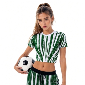 <span class=keywords><strong>Camiseta</strong></span> de Fútbol Corta Original para <span class=keywords><strong>Mujer</strong></span> Fanshi, <span class=keywords><strong>Camiseta</strong></span> de Fútbol Clásica Retro Personalizada - Product Image 6