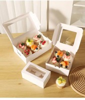 Boîte en carton personnalisée pour donuts, gâteaux, tartes et biscuits – Emballage à emporter pour desserts – Offre spéciale