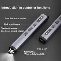 Disponible en Stock: Kit de Destornillador Eléctrico de Precisión 78 en 1 con 5 Niveles de Torque / 4 Luces LED para Reparación de PC y Teléfonos
