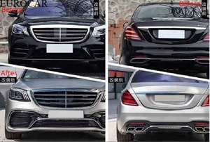 S65 W222 body kit per S320 S350 S400 S63 S65 paraurti auto per W222 2018 Look - Product Image 5