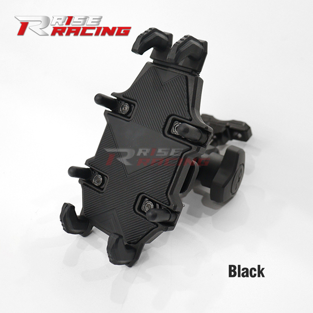 Rise Racing 360 Bike Smartphone Mount Bicycle Motorcycle Handlebar Mobile Bracket Vibration Motorcycle Wireless Phone Holder