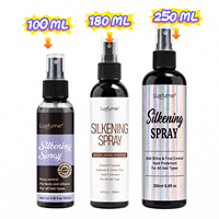Spray Capillaire Soyeux 6oz – Effet Lisse, Anti-Frisottis, Fini Soyeux, Protection Thermique, Brume Adoucissante à Base d'Eau