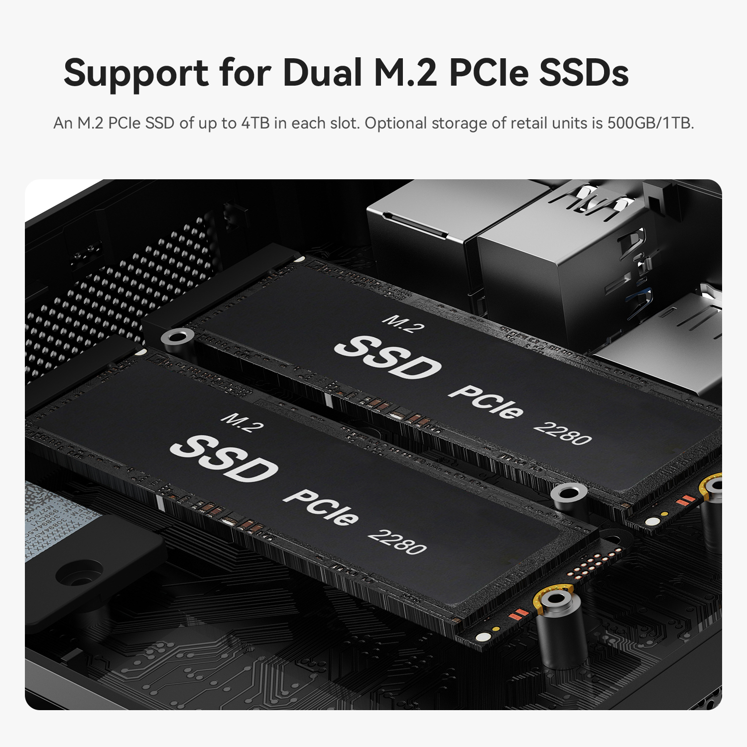 Beelink SER5 MAX 7735HS AMD Ryzen 7 Mini PC LPDDR5 24GB 500G 1TB