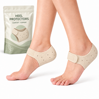 Coussinets de talon en tissu respirant, protections de talon élastiques réglables, coussinets en gel absorbant les chocs, plus résistants que le silicone pour les douleurs au talon