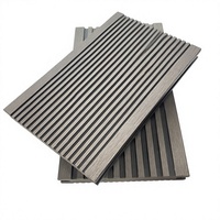 Planches de terrasse en WPC solides, imperméables et antidérapantes pour jardin, terrasse, bord de piscine, patio, revêtement de sol extérieur