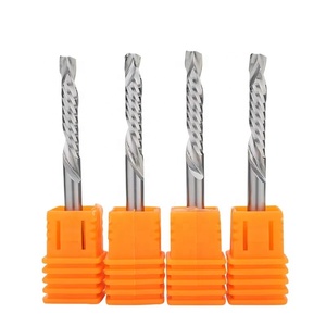 Joseph OEM/ODM Single Flute Spiral End Mill <b>Cutter</b> High Speed 25 Helix Carbide Router Bit for <b>CNC</b> Woodworking Milling - Product Image 3
