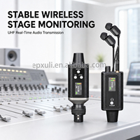 Système IEM sans fil professionnel EM-8 avec double écran couleur, réponse audio de 5 ms et encodage numérique pour les membres de groupe et les entreprises de location