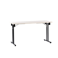 Meubles de bureau à domicile en métal blanc pliable pour l'école moderne Tables pliantes Bureau d'étude et de formation