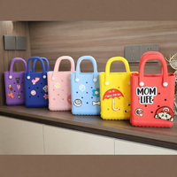 Sac de plage grande capacité en EVA, sac à main léger de style coréen, accessoires décoratifs DIY, sac à bandoulière unique de style Ins