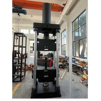 Máquina de Ensayo de Tracción Universal YIYU WPW-1000SS de Acero Grueso de Espacio Único 1000kN para Ensayos de Deformación/Tensión, Estándar BS/ASTM, Empuje Plano