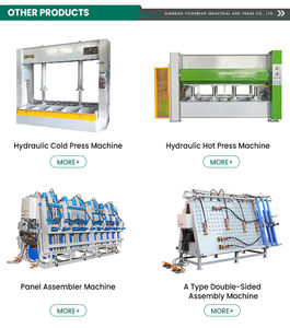 Machine de pressage hydraulique à chaud multicouche pour panneaux alvéolaires en bois, PVC et composite aluminium, pour portes - Product Image 2