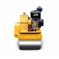 Rouleau compresseur hydraulique vibrant à double tambour de 2 tonnes, mini LTC2020, compresseur LUTONG, moteur Changfa, pompe SAUER 12/18.4KW, 1 an de garantie