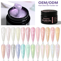 Ensemble de vernis gel vegan non toxique français 36 couleurs avec logo personnalisé, effet coquillage de sirène et tourbillon de perles pour ongles professionnels