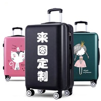 Valise trolley de voyage 20 pouces, 20 '', blanc, bleu, violet, rose, noir, fourniture d'usine, LOGO personnalisé