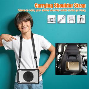 Funda Protectora Plana de TPU para PC con Soporte Invisible para <span class=keywords><strong>Samsung</strong></span> A11, Funda Protectora Completa con Correa para el Hombro - Product Image 3