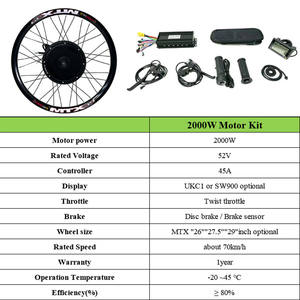 40-85Mph,2000w-8KW <b>5000w</b> Electric Bicycle 3000w <b>Ebike</b> Motor Mtx 48v-<b>72V</b> E Bike Conversion Kit With Suron Throttle+<b>Battery</b>*19-29" - Product Image 5