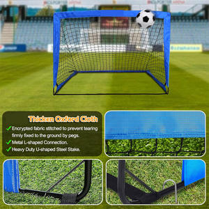 Red de Fútbol Portátil Plegable 4x3 pies, Portería de Fútbol Fácil de Montar para Entrenamiento Rápido - Product Image 3