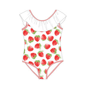 पुनर्नवीनीकरण Upf50 + कपड़े कस्टम डिजाइन मुद्रित बच्चे लड़की Swimwear के बच्चों 2 टुकड़े बिकनी Swimsuits - Product Image 4