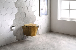 WC mural sans bride à chasse d'eau personnalisée, pour salle de bain - Product Image 5