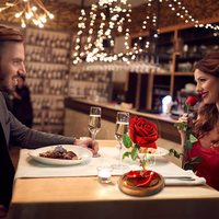 Nouvelles idées de produits 2024 Beauty to girl Rose Flower Gifts for Christmas Romantic Red Silks for Wife Mom gift set for men and women