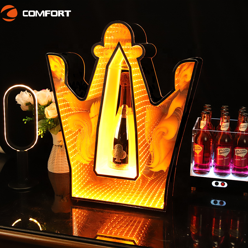 New Design Crown Popular Arylic Wine Bottle Decorative Bottle Holder Stand · image 2