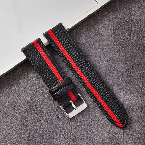 Correa de Reloj de Cuero Genuino de Liberación Rápida para Samsung, <span class=keywords><strong>Apple</strong></span>, Huawei GT, Universal 20mm/22mm, Venta al Por Mayor - Product Image 4