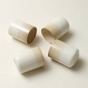 แก้วเซรามิกดีไซน์มินิมอล ผิวด้าน สำหรับใช้ในบ้าน ใส่ชา กาแฟ สีพื้น - Product Image 3