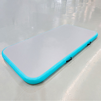 Tapis de gymnastique gonflable personnalisé pour la maison, tapis de gymnastique gonflable pour l'entraînement à domicile avec pompe