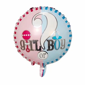 Baby Shower Boy Girl Balloons Pink/Blue Babyshower Foil Balloons it's a boy girl Event Party Gifts palloncini di primo compleanno globos - Product Image 5