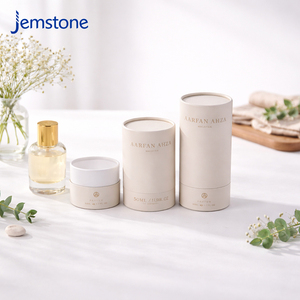 Caja de Embalaje de Tubo de Papel Kraft para Cosméticos, Crema Facial, Loción, Perfume y Aceite Esencial, con Impresión Personalizada - Product Image 1