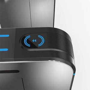 Porte de tourniquet à rabat abordable avec accès à pièces et invite vocale pour le contrôle d'entrée au gymnase - Product Image 6