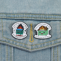 Laissez-moi trop penser cette broche en émail drôle anxiété broche revers insigne bijoux cadeau pour amis approvisionnement en vrac