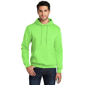 Men's Long Sleeve Windproof Hoodie Breathable Fitness Clothing for Winter Plain Dyed <b>Sweatshirts</b> Hot Sale Male Wear - Product Image 1