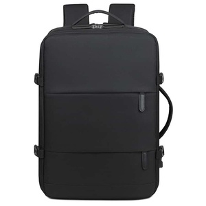 Sac à dos unisexe de luxe minimaliste en nylon avec cadre externe, souple, résistant à l'eau, fermeture éclair, 20-37L, léger pour usage quotidien - Product Image 1