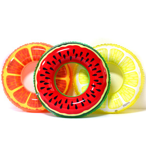 Giá bán buôn 90cm dưa hấu bơi vòng ống Inflatable bơi <span class=keywords><strong>Float</strong></span> cho trẻ em người lớn trái cây hồ bơi nổi đồ chơi - Product Image 2
