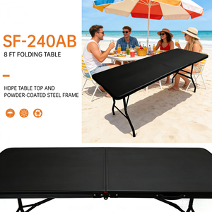 Tavolo Pieghevole Rettangolare per Noleggio Banchetti, Tavolo <span class=keywords><strong>da</strong></span> Picnic per Bambini, Tavolo Pieghevole <span class=keywords><strong>da</strong></span> Esterno - Vendita all'Ingrosso - Product Image 3