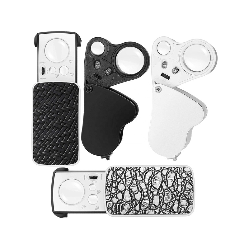 Jewelers Loupe 30X 60X 90X Illuminated