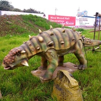 Grandes sculptures réalistes personnalisées de requin dinosaure en fibre de verre, modèle animatronique de l'usine de dinosaures Zigong, ventes directes d'usine d'usine d'usine