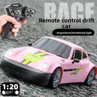 Voiture de course télécommandée transfrontalière haute vitesse à drift, rechargeable, livraison gratuite, 2,4 GHz, 4x4, pour usage intérieur, à partir de 14 ans