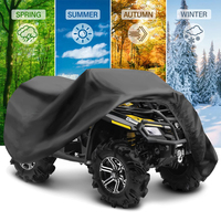 Housse de VTT robuste 86 ''imperméable coupe-vent tous temps Protection noir XXL Quad 4 roues bâche de voiture