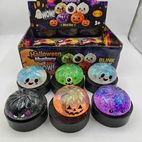 Jouet sensoriel anti-stress 8,5 cm, Squishy Halloween en forme de boulette, en TPR à bulles, Marque JY, 14+ Unisexe, Coffret cadeau pour fête, Vente en gros