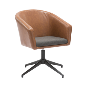 Silla de Oficina Carlford de Terciopelo Azul Oscuro Anji OEM, Diseño Moderno, Muebles Comerciales Antiguos para Sala de Estar - Product Image 3